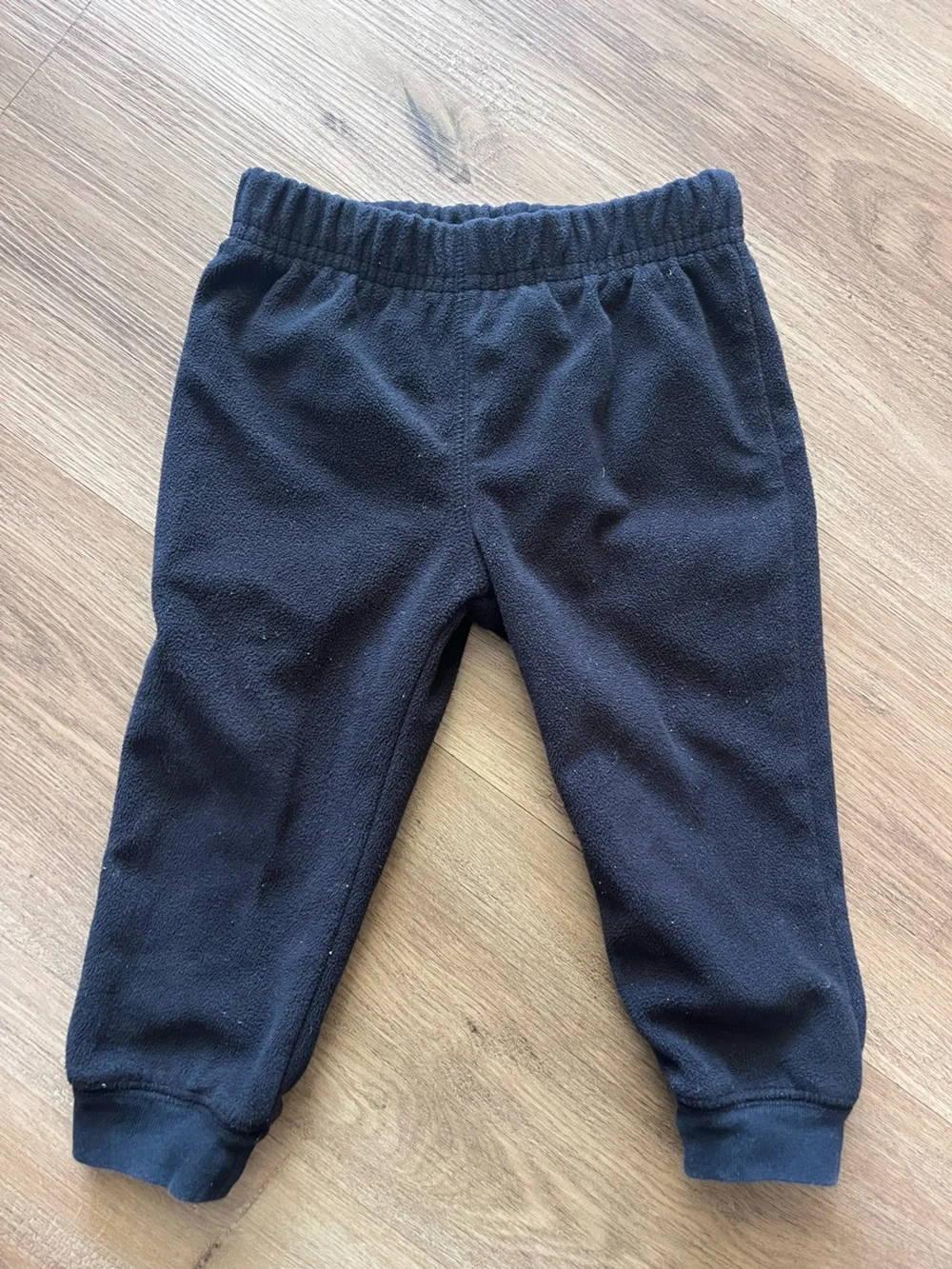 Carter's Black Fleece Jogger Pants for Baby